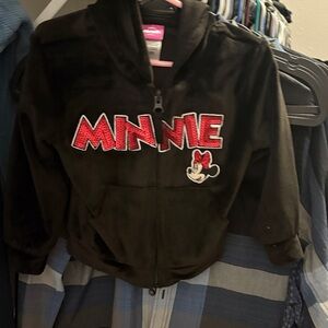 Black Minnie Mouse Hoodie